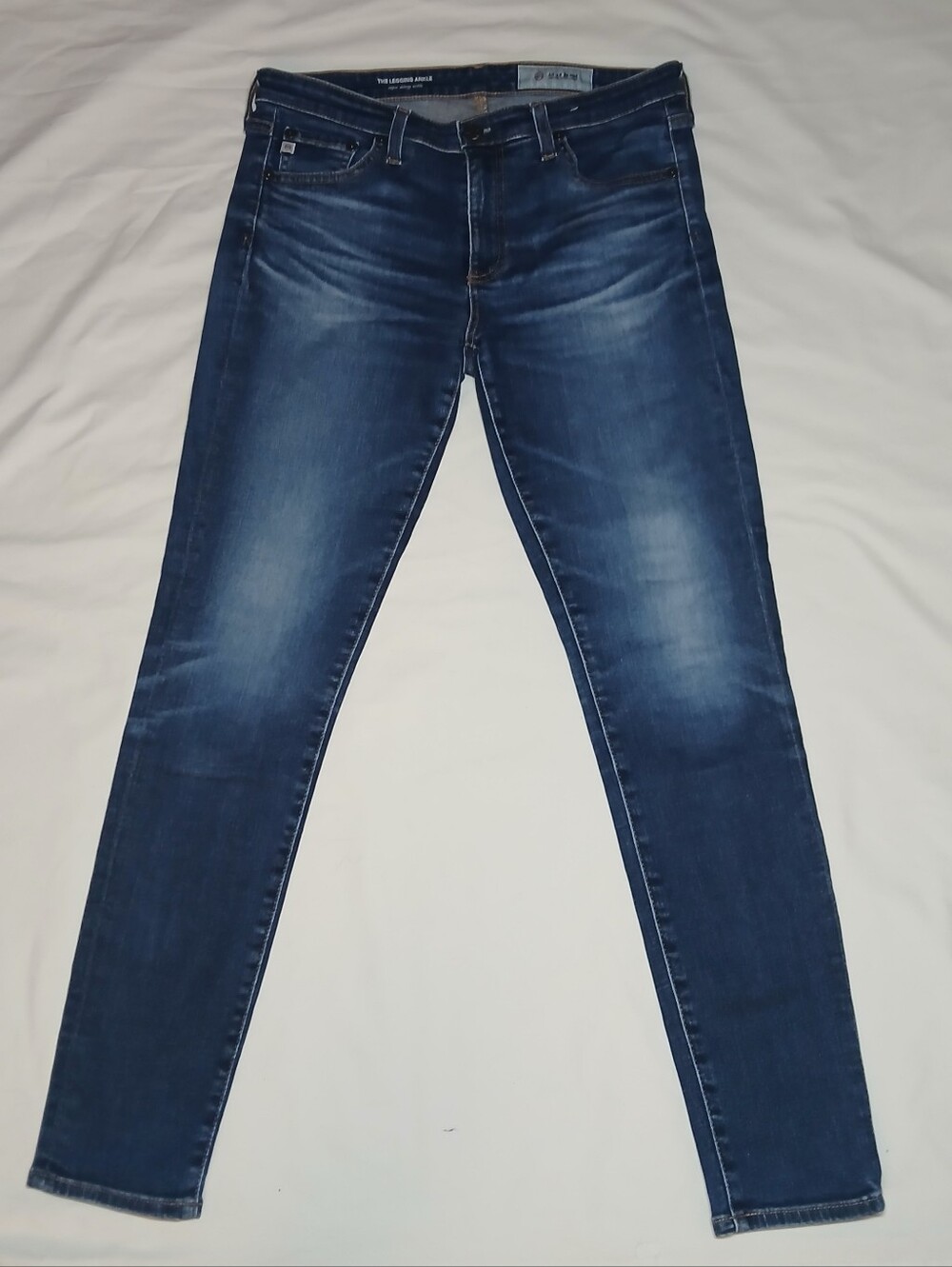 AG Women's Jeans 29 X 28 Adriano Goldschmied The Legging Ankle Stretch